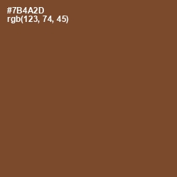 #7B4A2D - Old Copper Color Image