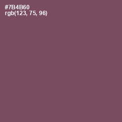 #7B4B60 - Scorpion Color Image