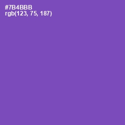 #7B4BBB - Studio Color Image