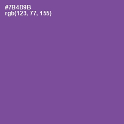 #7B4D9B - Affair Color Image