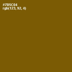 #7B5C04 - Antique Bronze Color Image