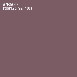 #7B5C64 - Scorpion Color Image