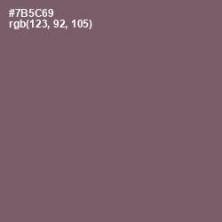 #7B5C69 - Scorpion Color Image