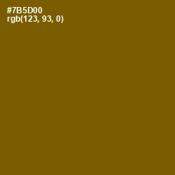 #7B5D00 - Antique Bronze Color Image