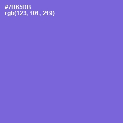 #7B65DB - Moody Blue Color Image