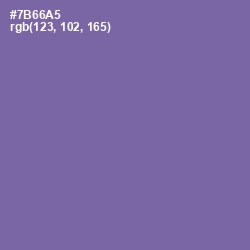 #7B66A5 - Deluge Color Image