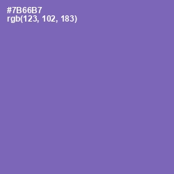 #7B66B7 - Deluge Color Image