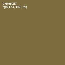 #7B6B3D - Yellow Metal Color Image