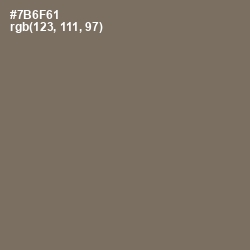 #7B6F61 - Sandstone Color Image