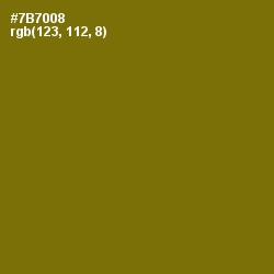 #7B7008 - Yukon Gold Color Image