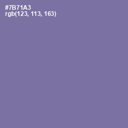 #7B71A3 - Deluge Color Image