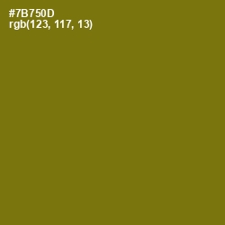#7B750D - Olivetone Color Image