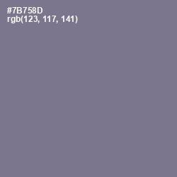 #7B758D - Topaz Color Image