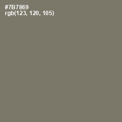 #7B7869 - Limed Ash Color Image