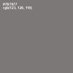 #7B7877 - Tapa Color Image