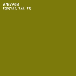 #7B7A0B - Olivetone Color Image