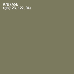 #7B7A5E - Crocodile Color Image