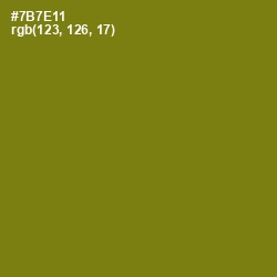 #7B7E11 - Olivetone Color Image