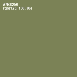 #7B8256 - Glade Green Color Image