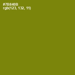 #7B840B - Trendy Green Color Image