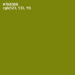 #7B850B - Trendy Green Color Image