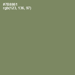 #7B8861 - Flax Smoke Color Image