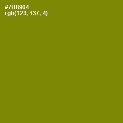 #7B8904 - Trendy Green Color Image