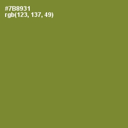 #7B8931 - Wasabi Color Image