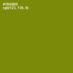 #7B8B09 - Trendy Green Color Image