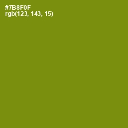 #7B8F0F - Trendy Green Color Image