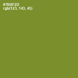 #7B8F2D - Wasabi Color Image