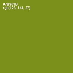 #7B901B - Trendy Green Color Image