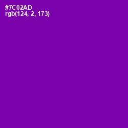 #7C02AD - Purple Color Image