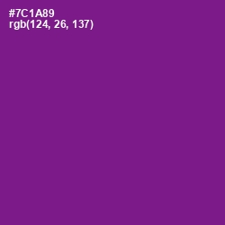 #7C1A89 - Seance Color Image