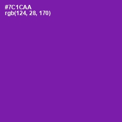 #7C1CAA - Seance Color Image