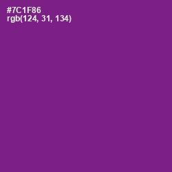 #7C1F86 - Seance Color Image