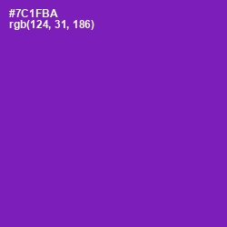 #7C1FBA - Seance Color Image