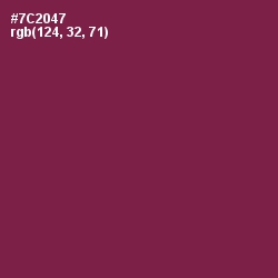 #7C2047 - Tawny Port Color Image
