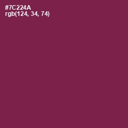 #7C224A - Tawny Port Color Image
