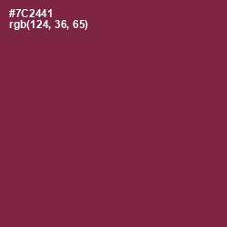 #7C2441 - Tawny Port Color Image