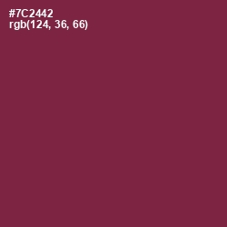 #7C2442 - Tawny Port Color Image