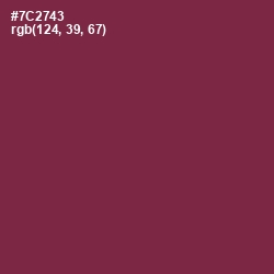 #7C2743 - Tawny Port Color Image