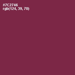 #7C2746 - Tawny Port Color Image