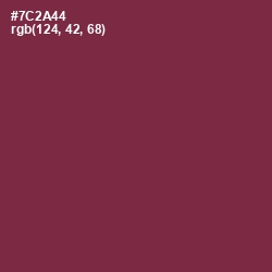 #7C2A44 - Tawny Port Color Image