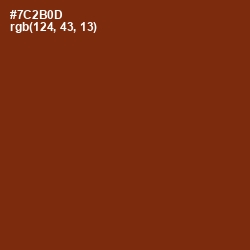 #7C2B0D - Pueblo Color Image