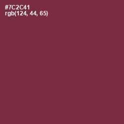 #7C2C41 - Tawny Port Color Image