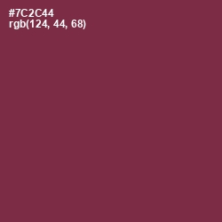 #7C2C44 - Tawny Port Color Image