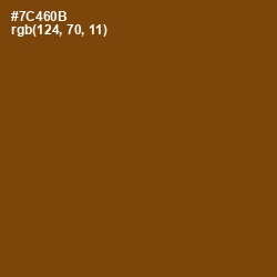 #7C460B - Antique Bronze Color Image