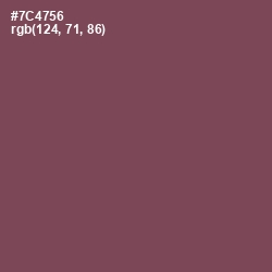 #7C4756 - Ferra Color Image