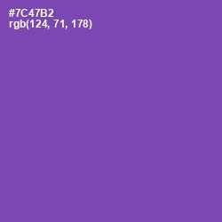 #7C47B2 - Studio Color Image